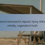 Historie testovacích zápasů: Vývoj, Klíčové milníky, Legendární hráči