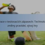 Inovace v testovacích zápasech: Technologie, změny pravidel, vývoj hry