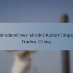 Jednodenní mezinárodní: Kulturní dopad, Tradice, Oslavy