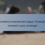 Jednodenní mezinárodní zápas: Powerplay, omezení v poli, strategie