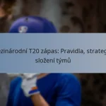Mezinárodní T20 zápas: Pravidla, strategie, složení týmů