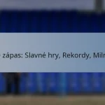 T20 zápas: Slavné hry, Rekordy, Milníky