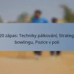T20 zápas: Techniky pálkování, Strategie bowlingu, Pozice v poli