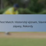 Test Match: Historický význam, Slavné zápasy, Rekordy