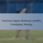 Testovací zápas: Bodovací systém, Prohlášení, Remízy