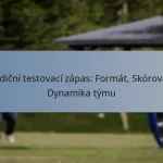 Tradiční testovací zápas: Formát, Skórování, Dynamika týmu